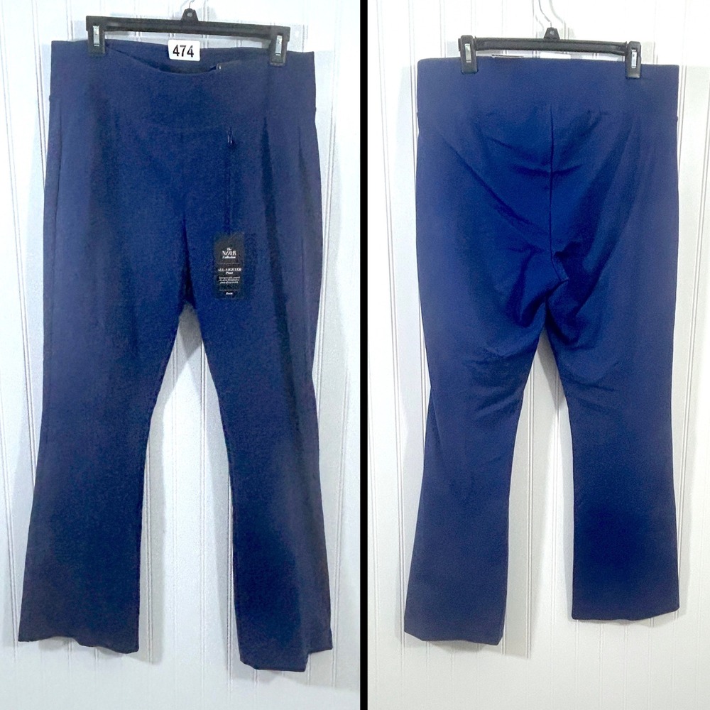 Torrid Slim Fix High Rise Pixie Ponte Pant Royal Blue Size 1 Noir All Nighter